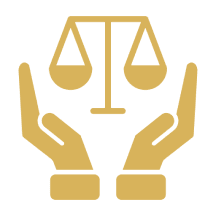 A picture of two hands holding a scale.